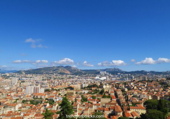 Marseille Landscape View from Cathedral