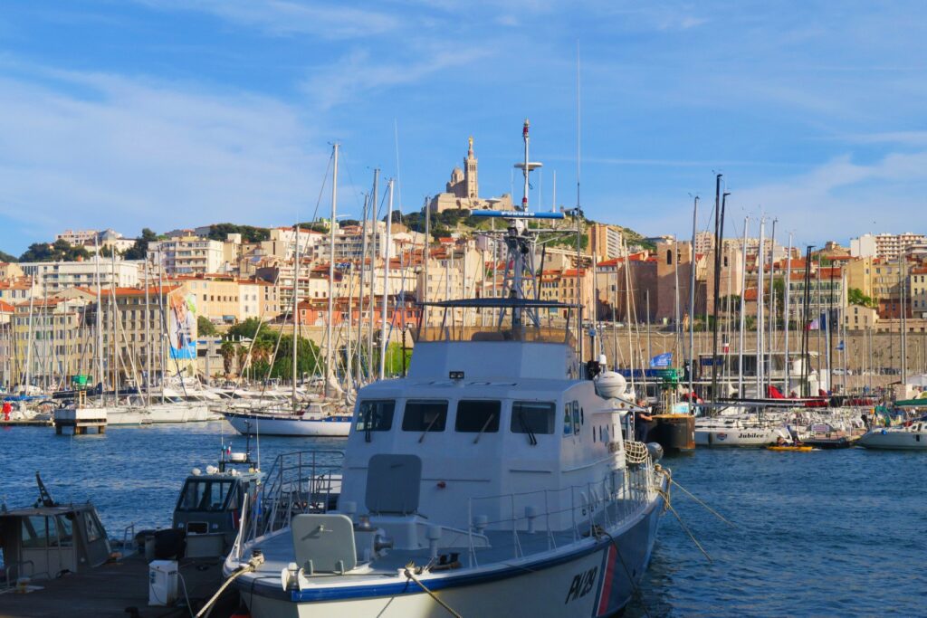 Marseille Old Port, in France