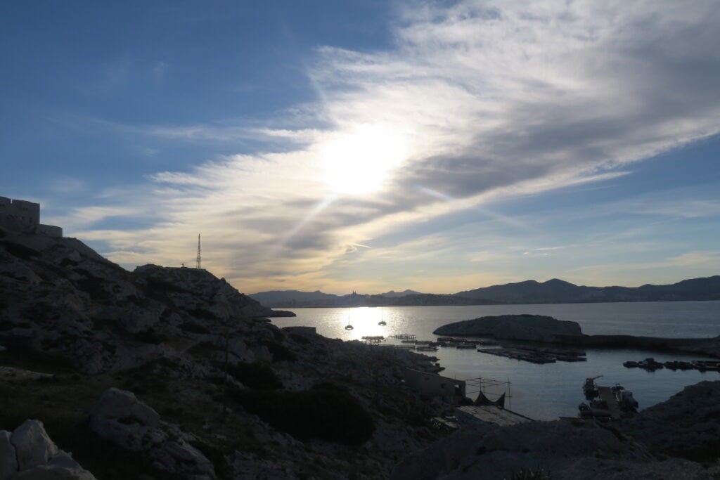 Sunrise in Marseille, France, île du Frioul, Frioul Island