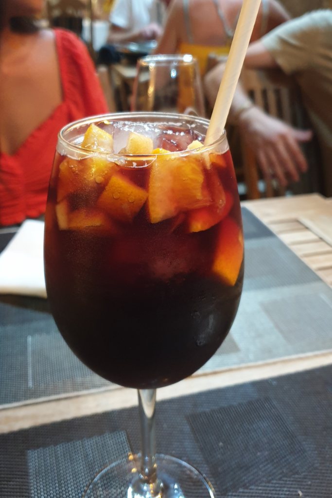 Sangria from La Tasca del Barrio, Alicante, Spain