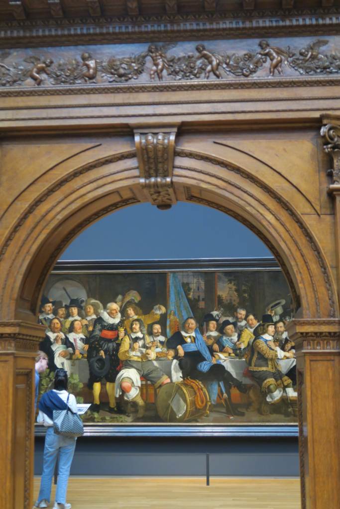 Painting at the Rijksmuseum, Amsterdam