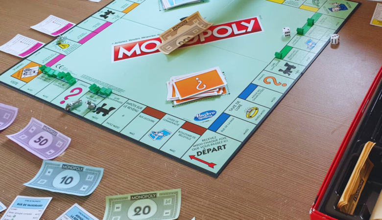 French Monopoly board game