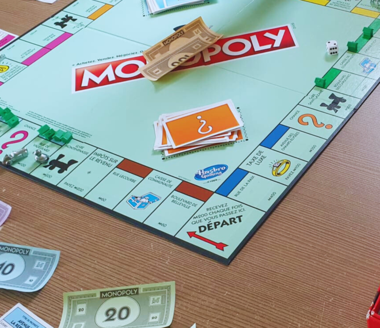 French Monopoly board game